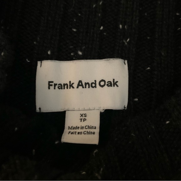 Frank and Oak Cropped Ribbed Knit Sweater, Size XS - Picture 6 of 7